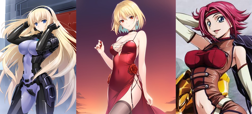 Anime Pilot Mecha Waifus